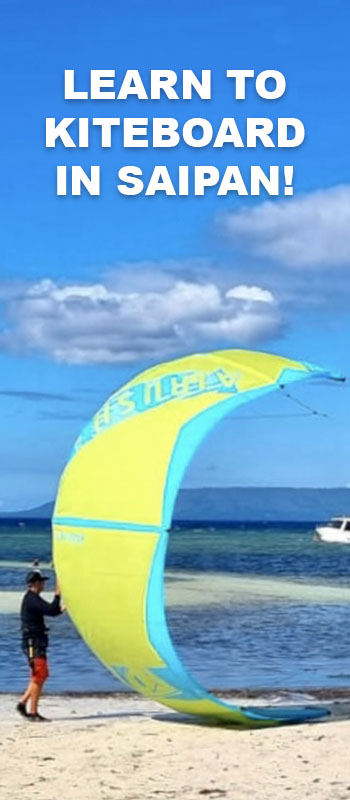 Learn to kiteboard in Saipan